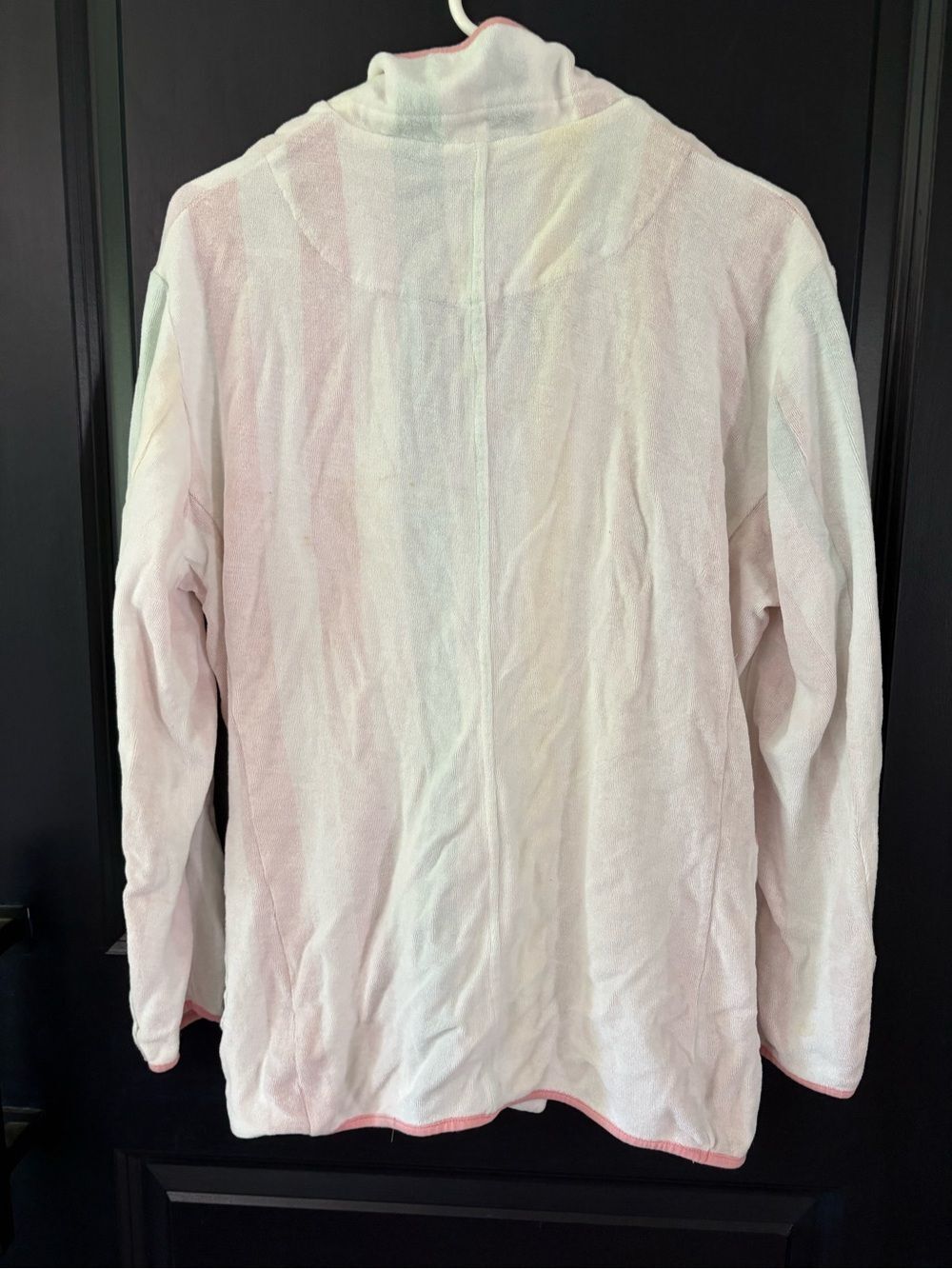 Chubbies Terry Cloth Blazer Jacket Medium Pastel Stripe Beach Preppy Resort - Picture 9 of 13